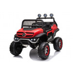 Elektrické autíčko Mercedes Unimog S - nelakované - červené